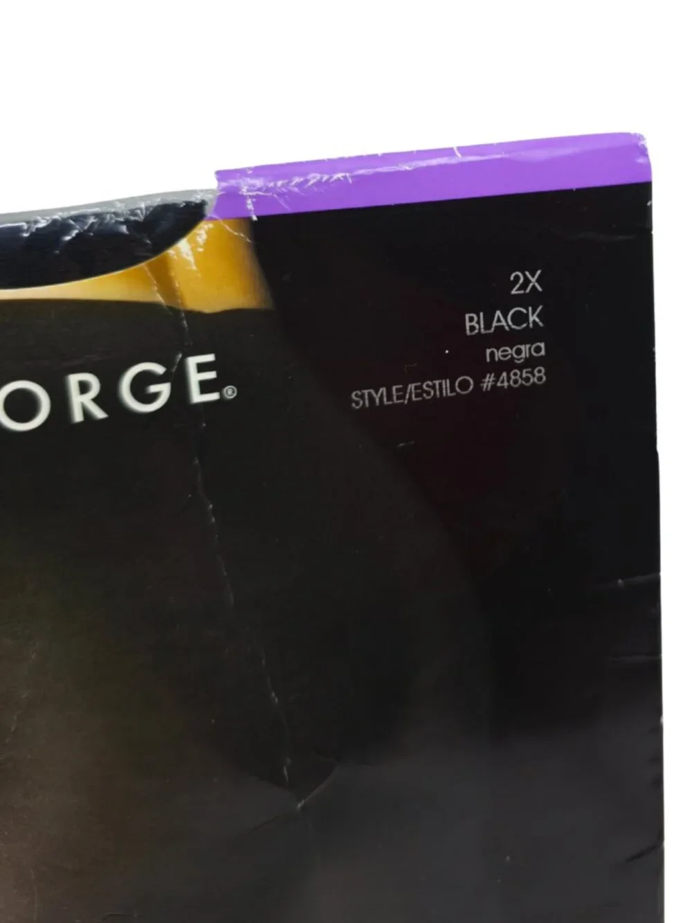 George Women's Plus Nude & Black Control Top & Body Shaper Pantyhose - Set of 3